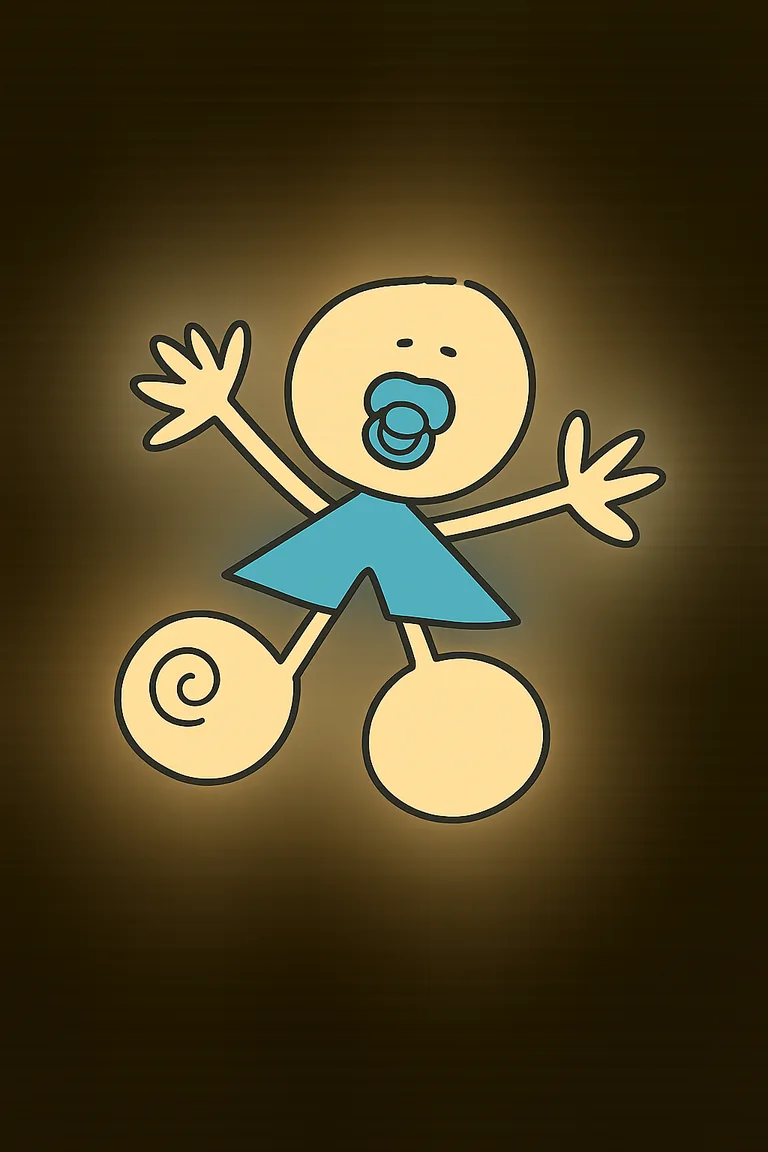 Ilustración de cuidado neonatal